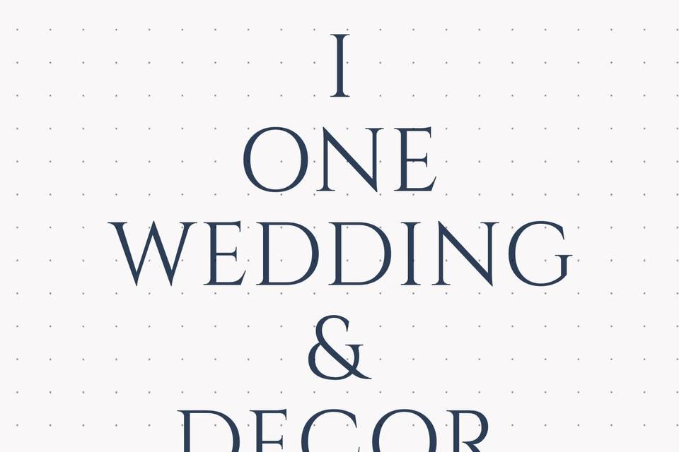I One Wedding & Decor