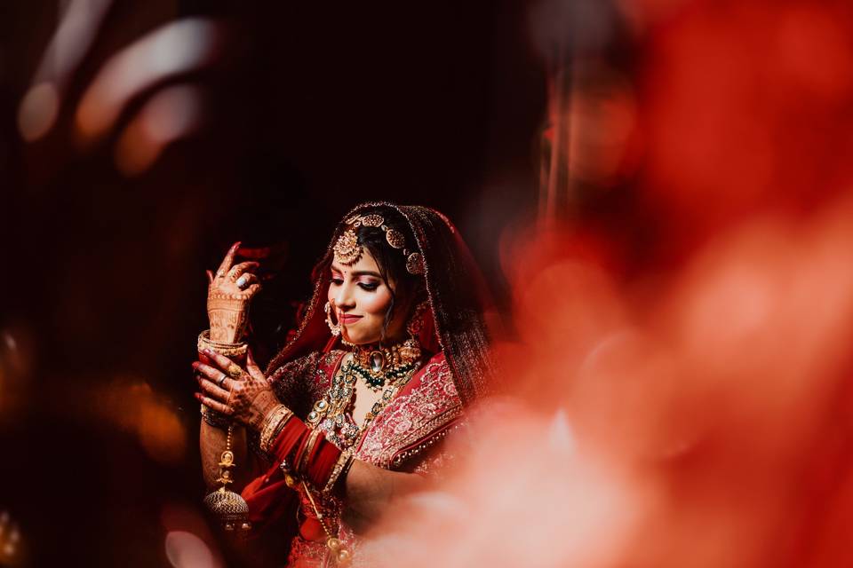 Bride Getting Ready