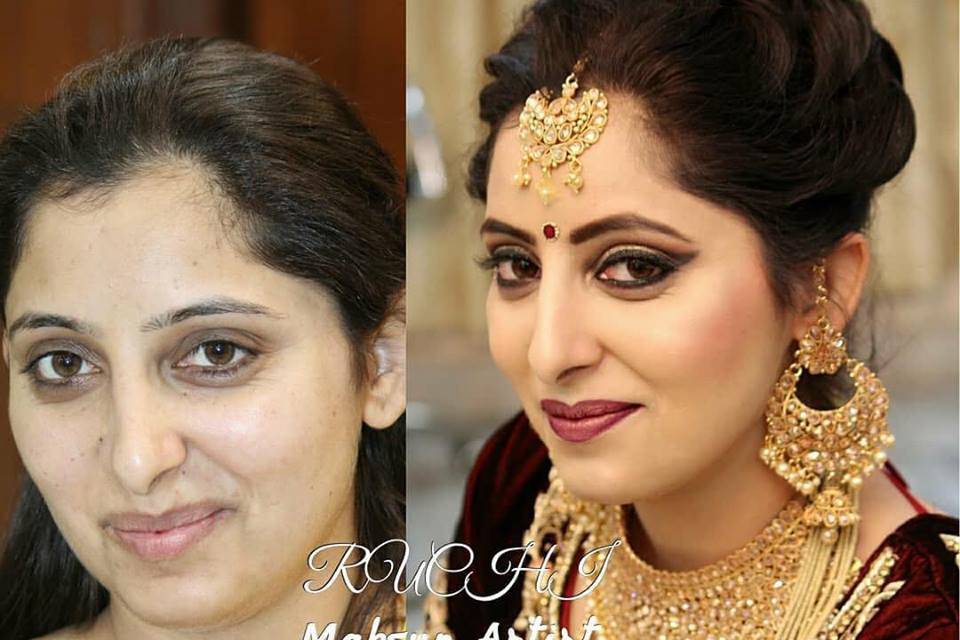 Bridal makeup