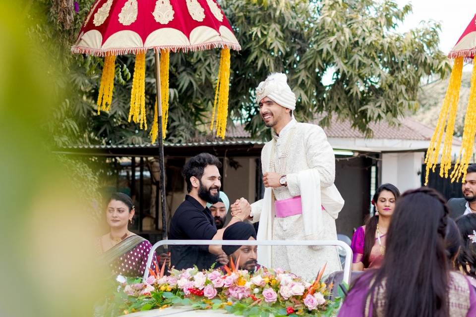 Vintage car baraat