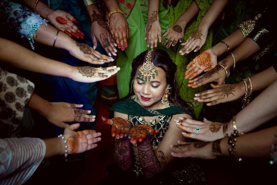 Mehndi setup