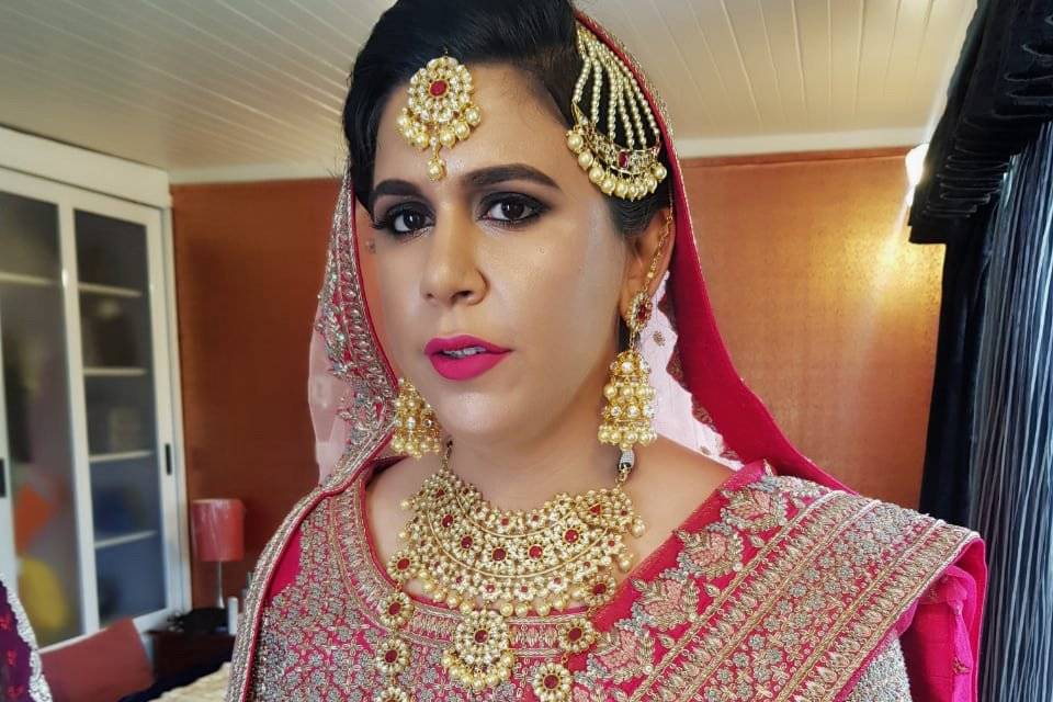 Bridal makeup