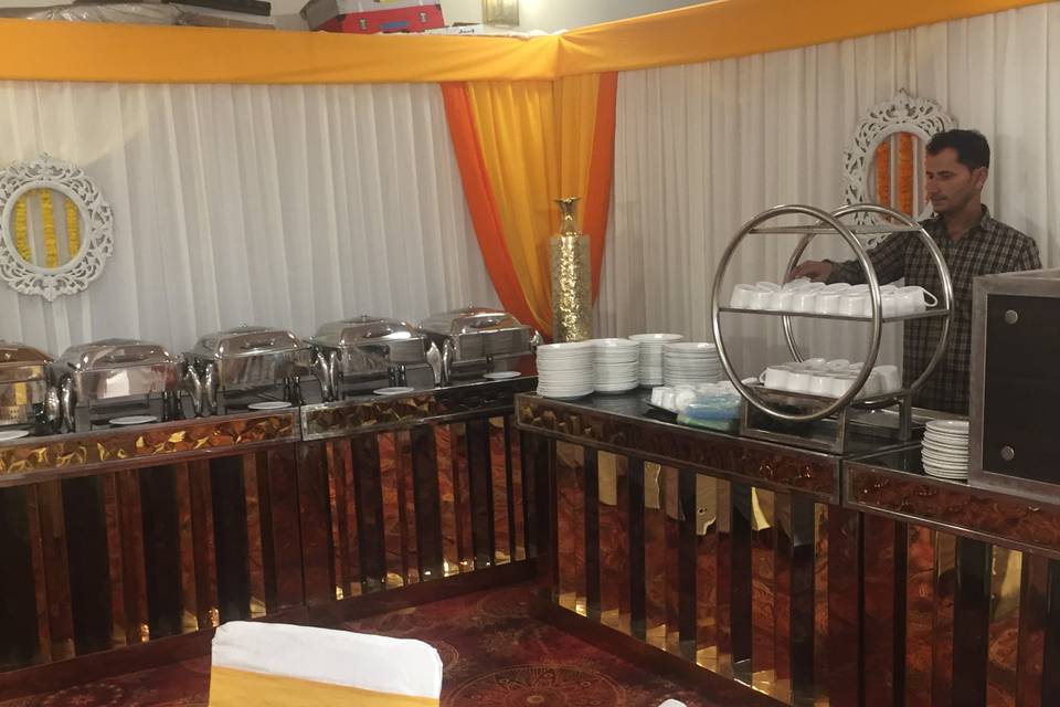 Catering setup