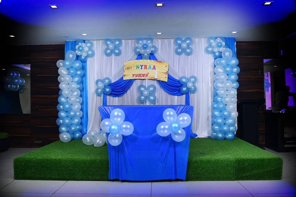BANQUET HALL STAGE DECOR FOR B
