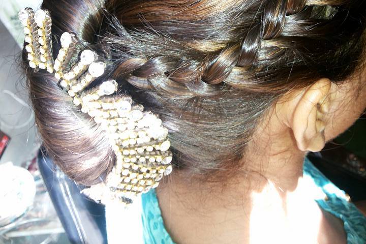 Bridal hairdo