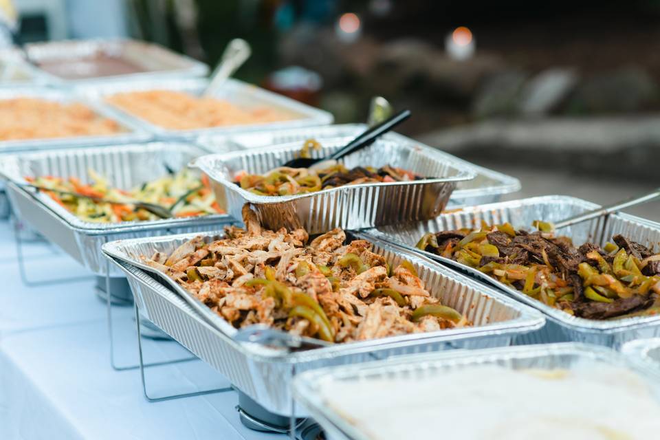 Catering setup