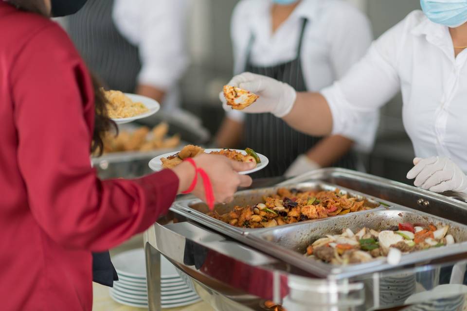 Catering setup