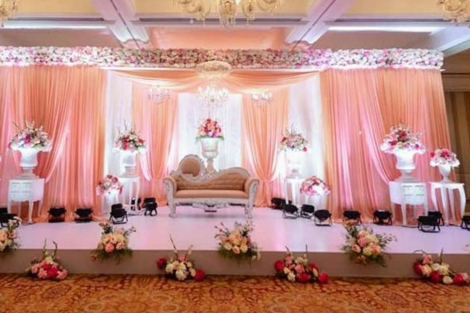 Reception decor