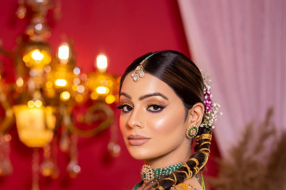 Sangeet/haldi makeup