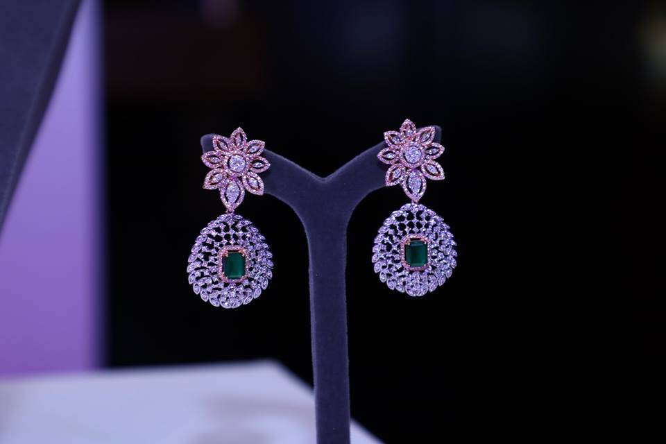 Diamond earrings