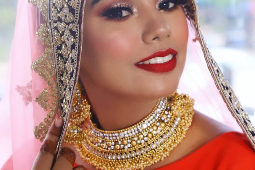 Bridal look