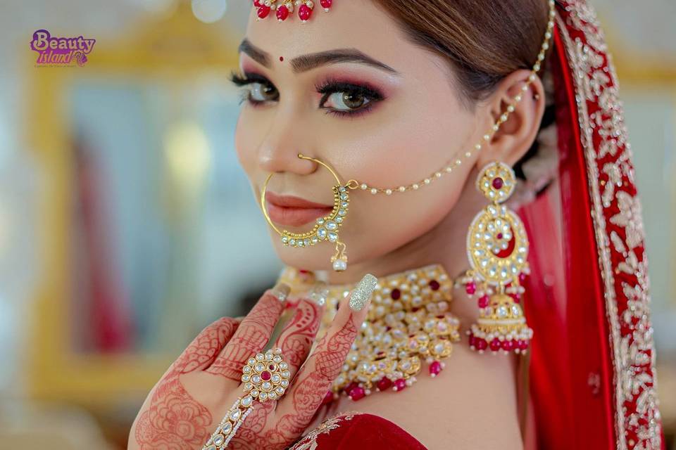 Bride of Beauty Island Bridal Makeup
