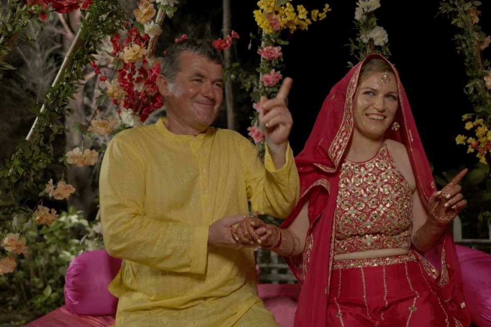 Indo-European wedding