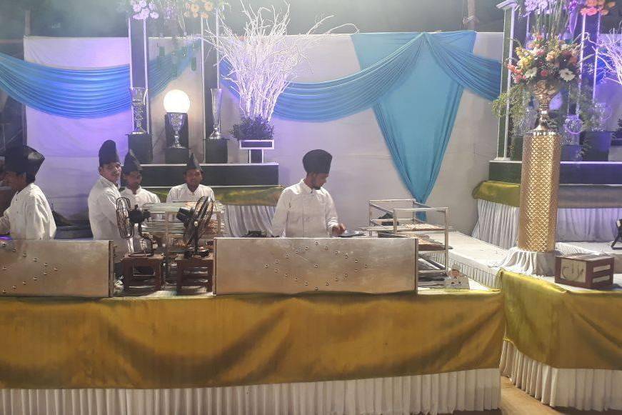 Catering setup