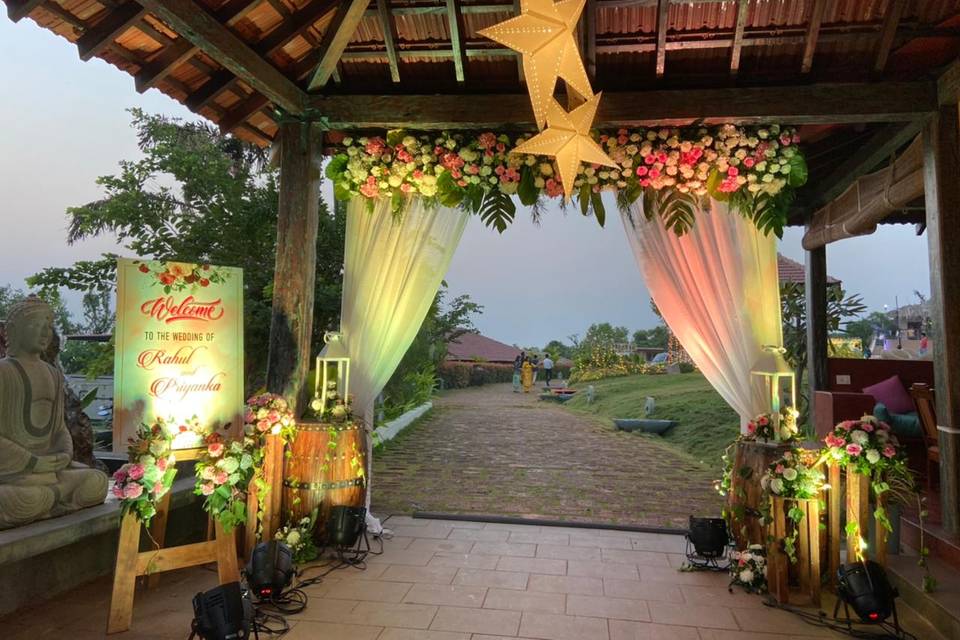 Wedding entrance