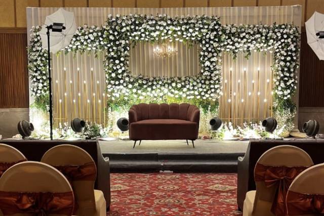 Wedding stage at gulab kothi