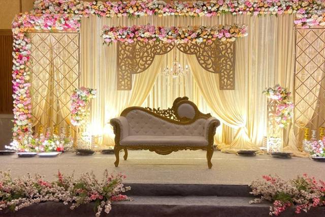 Wedding stage at gulab kothi