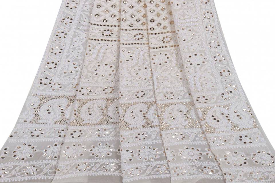 Chikankari Dupatta