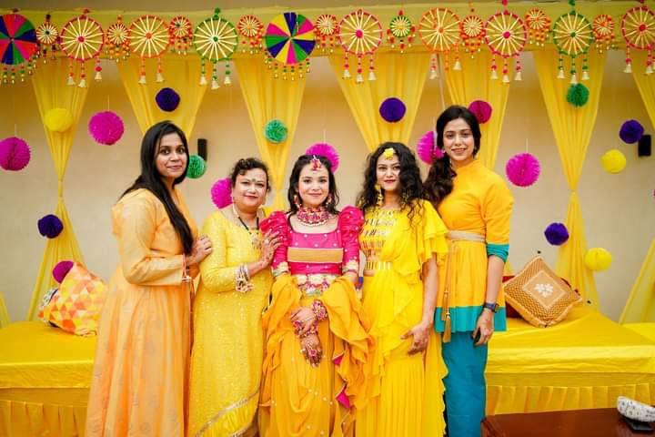 Haldi custmization @sisters