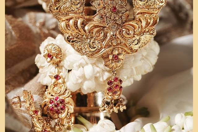 Opulent Antique Gold Jhumka Earrings