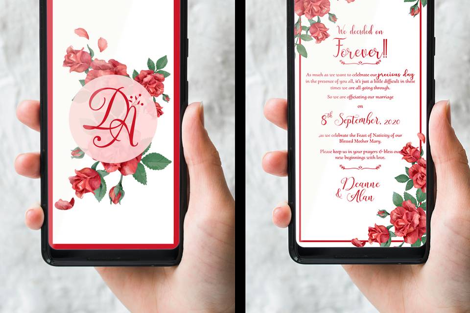 Kruti's Invitations