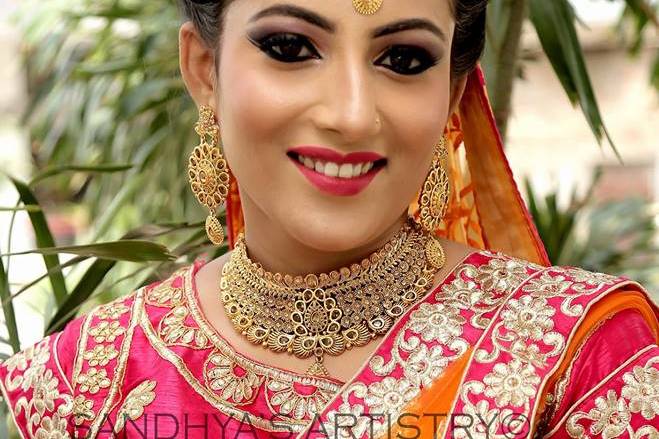 Bridal makeup