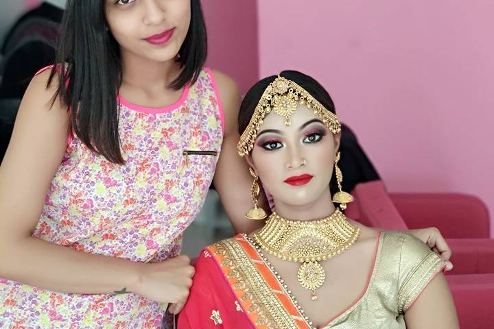 Bridal makeup