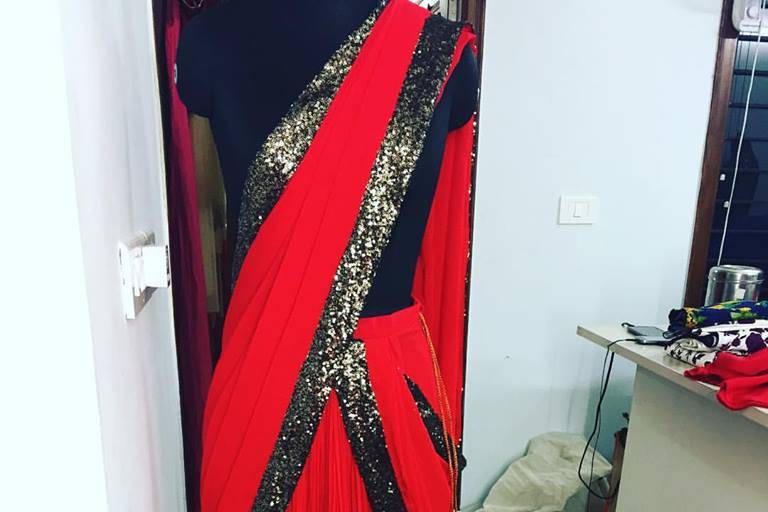 Bridal saree