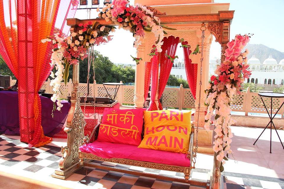 Mehendi setup