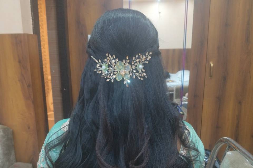 Engagement hairstyle