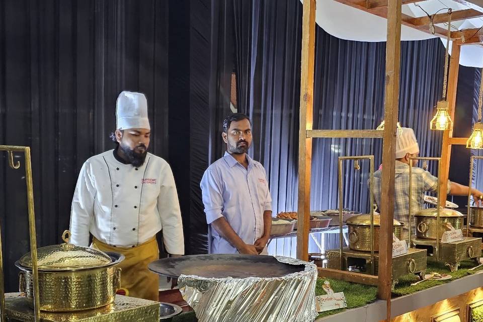 Catering setup