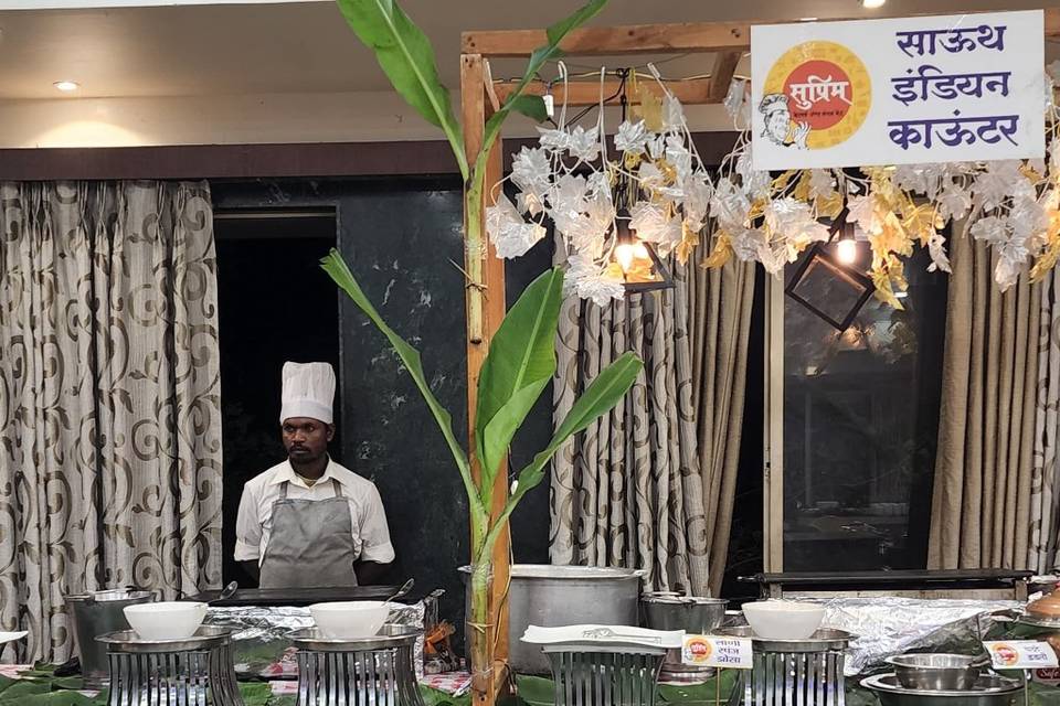Catering setup