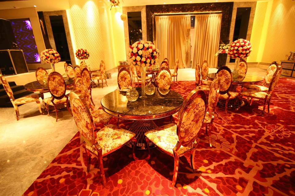 Wedding venue - seating arrangement