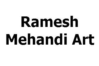 Ramesh Mehandi Art Logo