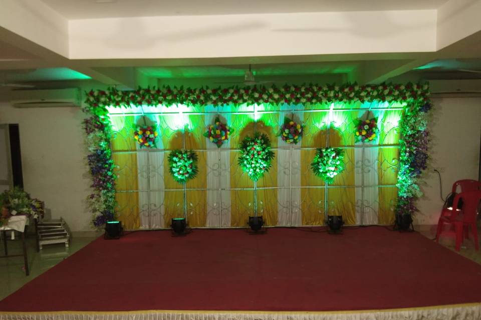 Yash Banquet Stage Setup