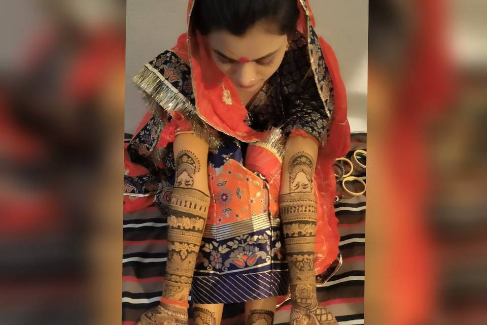 Bridal mehndi