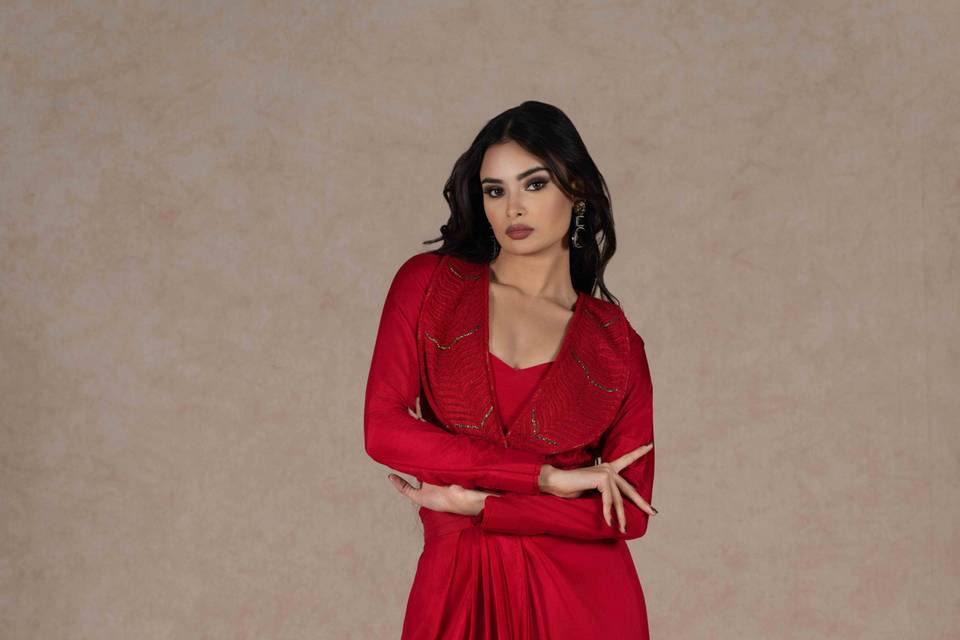 Indo-western designer dress