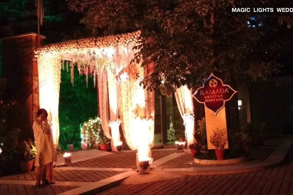 Ramada Entrance at Night