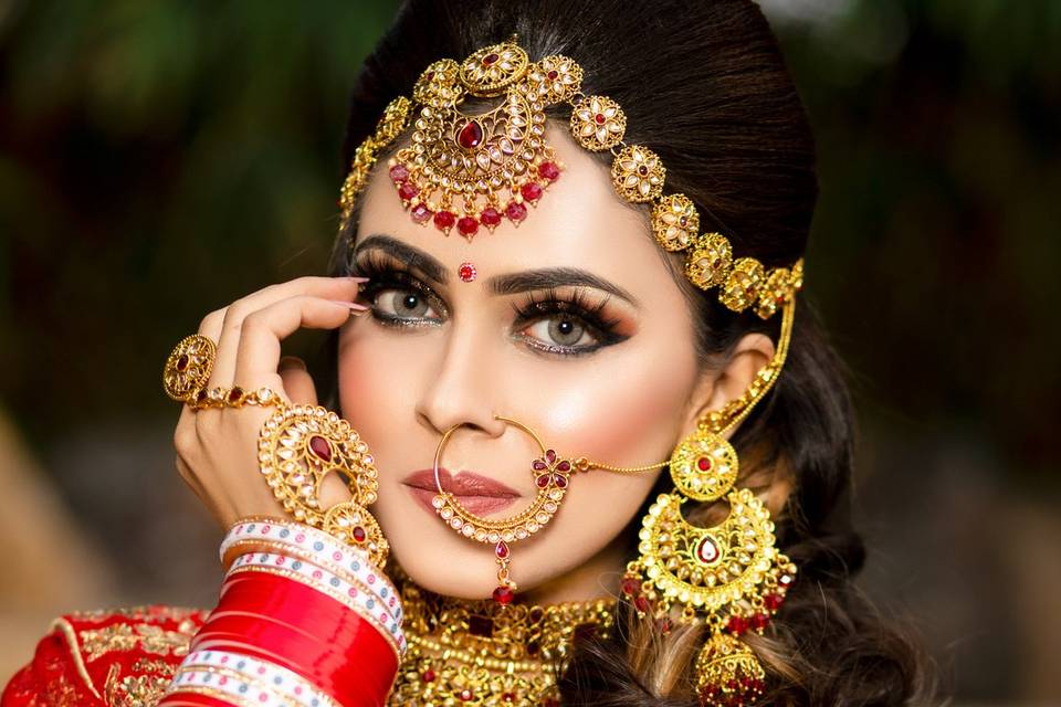 Bridal celebrity makeup