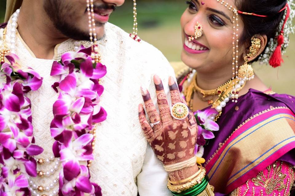 Maharashtrian wedding potrait