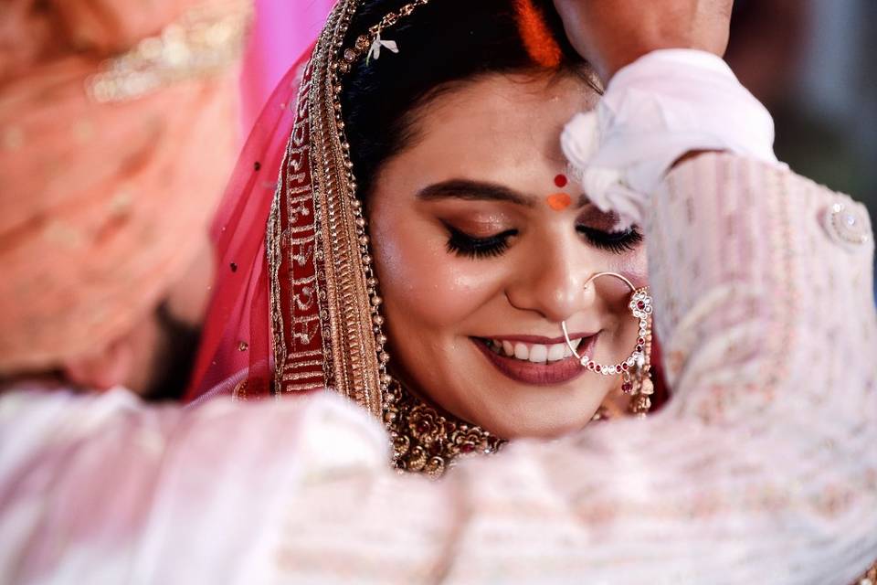 Candid moments of wedding