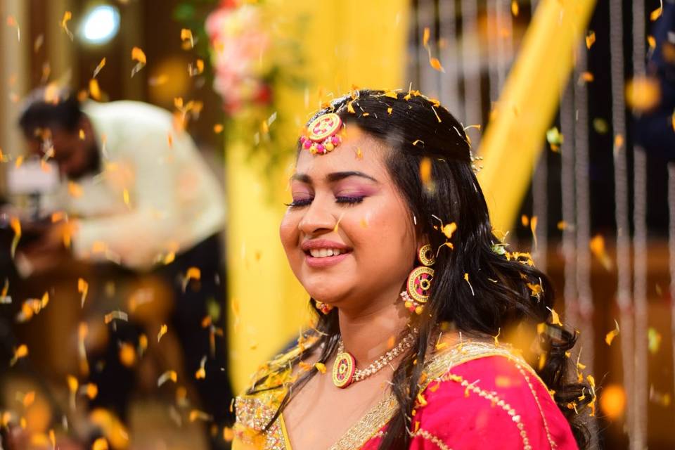 Haldi candid shot