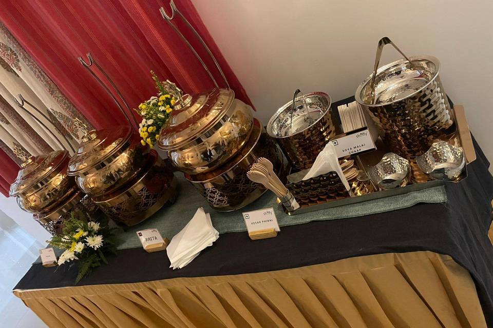 Catering setup