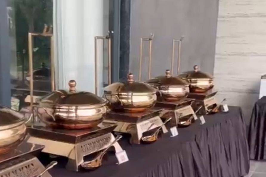 Catering setup