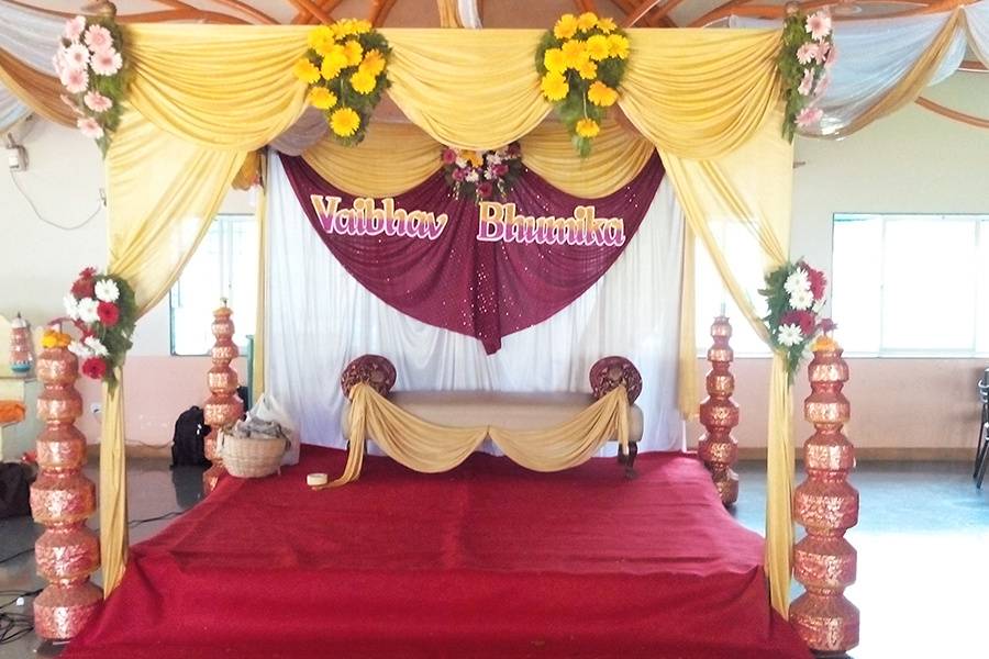 Mandap setup