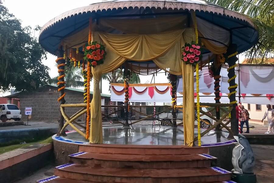 Mandap setup