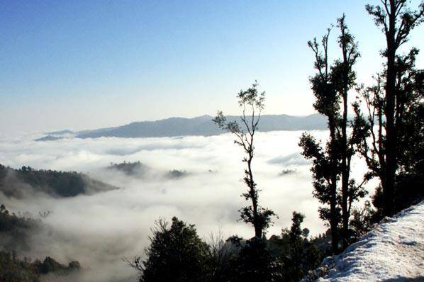 Mukteshwar drenched in Snow