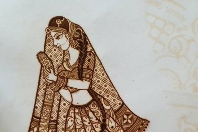 dulhan ki drawing • ShareChat Photos and Videos