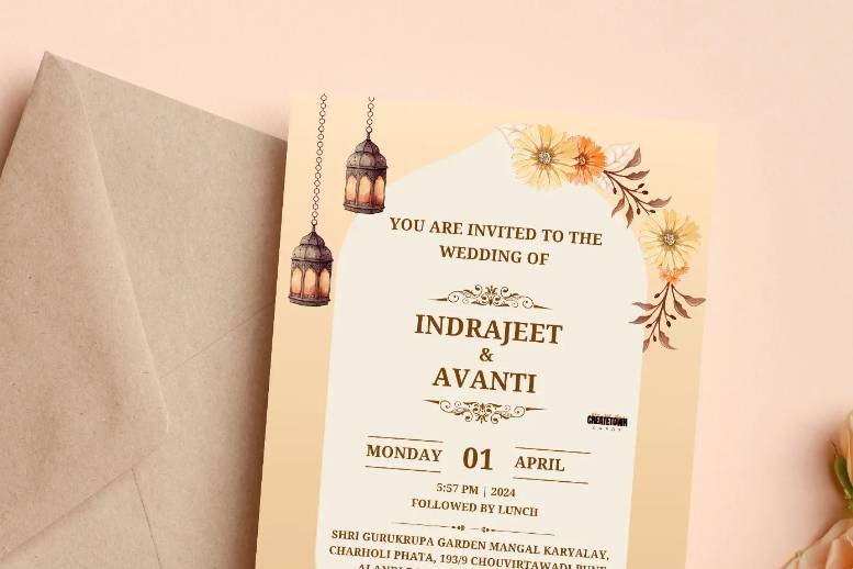 Wedding invitation