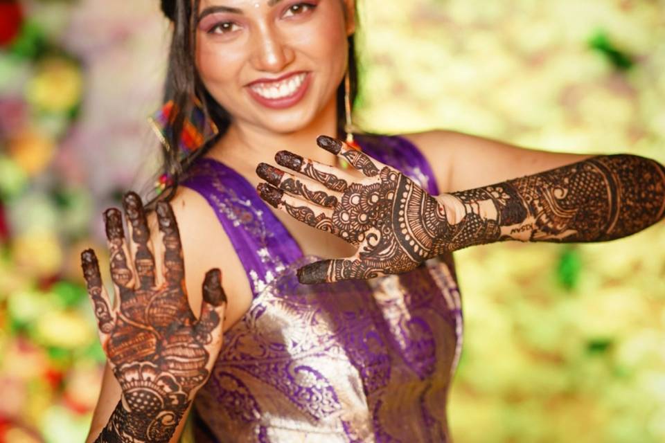 Mehendi look